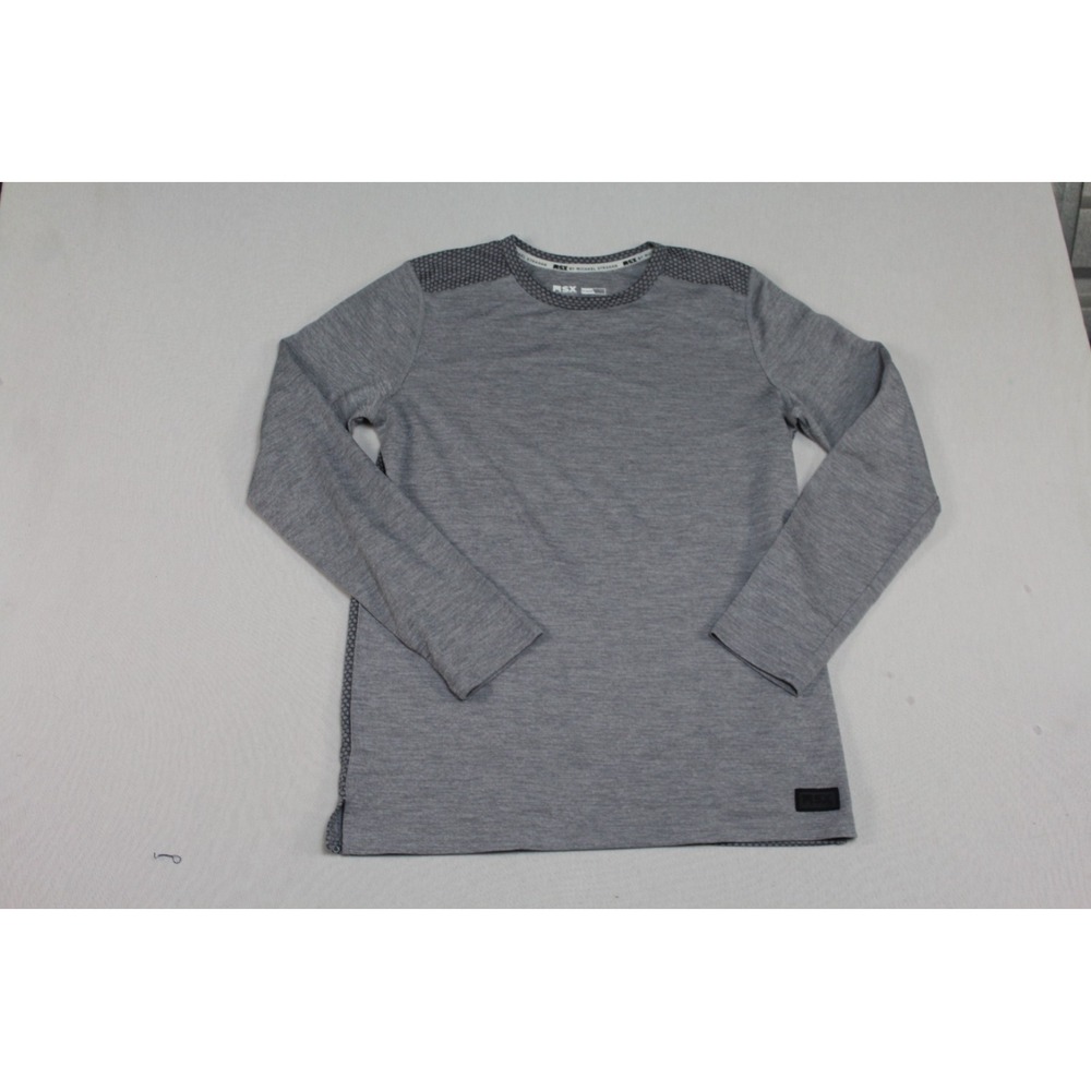 MSX Michael Strahan Men Gray Shirt Long Sleeve Size XL